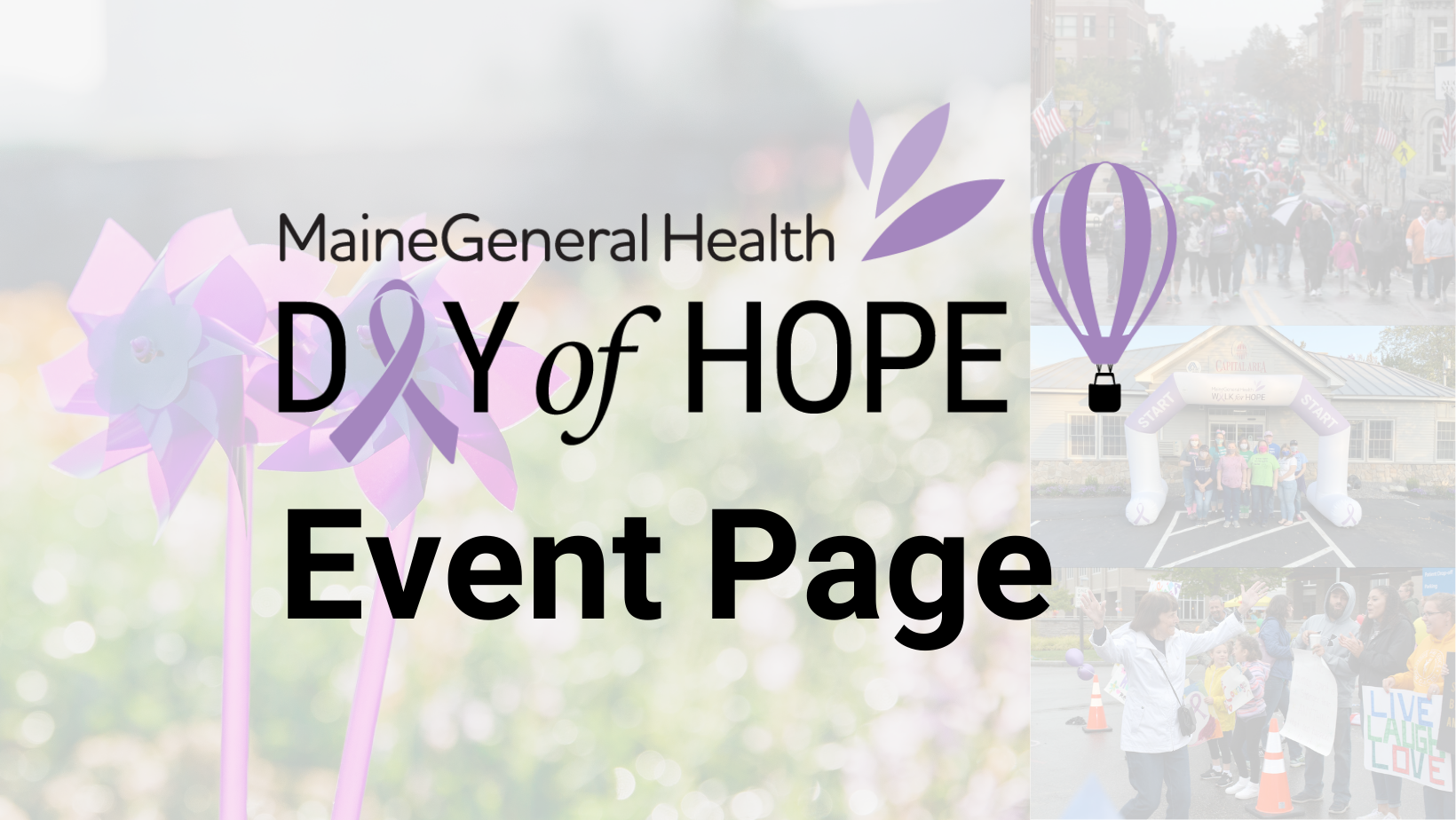 MaineGeneral Health Day of Hope Event Page